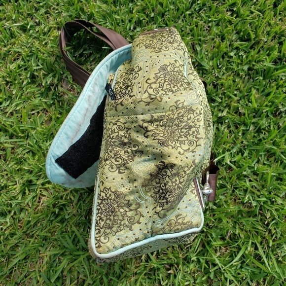 Petunia Pickle Bottom Boxy Backpack Diaper Bag Green Mint - Picture 3 of 13